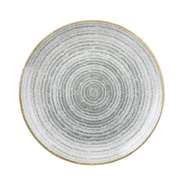 Churchill Studio Prints Homespun Stone Grey Coupe Bowl 248mm (Pack of 12) - DA272 Bowls Churchill
