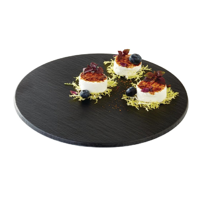 APS Melamine Tray Slate 300mm - DA290  APS   