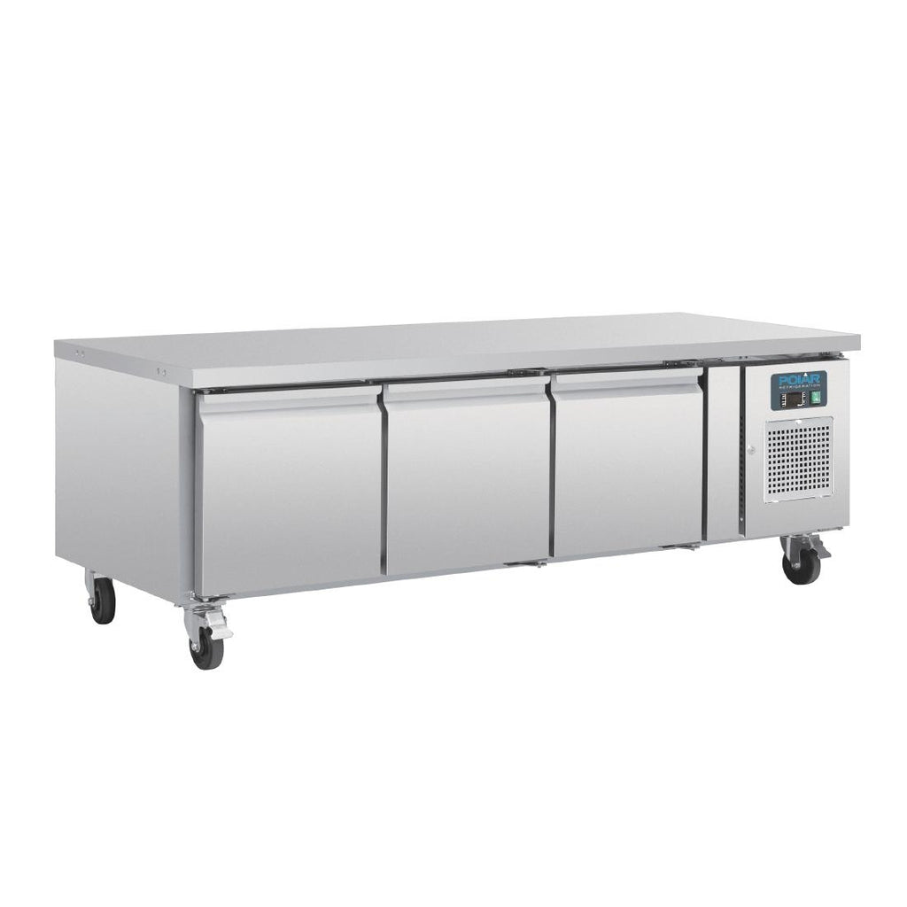 Polar U-Series Triple Door Chef Base Counter Fridge - DA463  Polar   