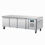 Polar U-Series Triple Door Chef Base Counter Fridge - DA463  Polar   
