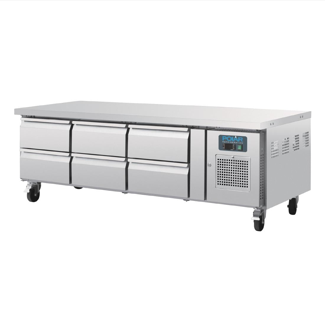 Polar U-Series Six Drawer Chef Base Counter Fridge - DA465  Polar   