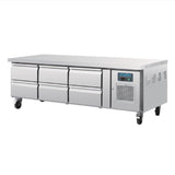 Polar U-Series Six Drawer Chef Base Counter Fridge - DA465  Polar   