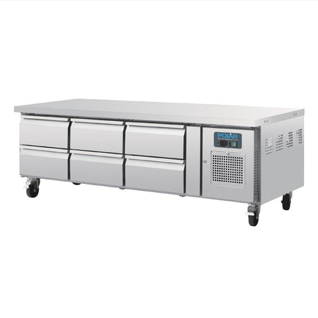 Polar U-Series Six Drawer Chef Base Counter Fridge - DA465  Polar   