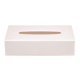 Hotel Complimentary White Rectangular Tissue Holder - DA606  Bolero   