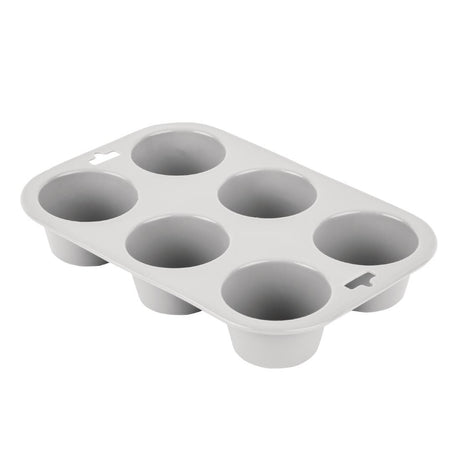 Vogue Flexible Silicone Muffin Pan 6 Cup - DA520  Vogue   