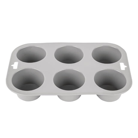 Vogue Flexible Silicone Muffin Pan 6 Cup - DA520  Vogue   