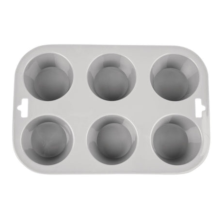 Vogue Flexible Silicone Muffin Pan 6 Cup - DA520  Vogue   