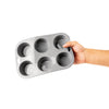 Vogue Flexible Silicone Muffin Pan 6 Cup - DA520  Vogue   
