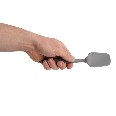 Vogue Silicone High Heat Mini Spatula Grey - DA529  Vogue   