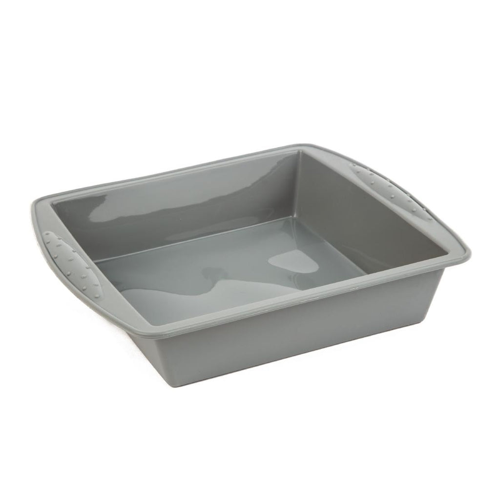 Vogue Silicone Square Baking Pan 245mm - DA532  Vogue   