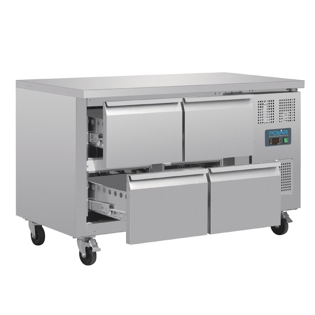 Polar U-Series Four Drawer Gastronorm Counter Fridge - DA547  Polar   