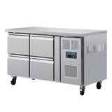Polar U-Series Four Drawer Gastronorm Counter Fridge - DA547  Polar   
