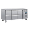 Polar U-Series Six Drawer Gastronorm Counter Fridge - DA548  Polar   