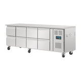 Polar U-Series Eight Drawer Gastronorm Counter Fridge - DA549  Polar   