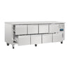 Polar U-Series Eight Drawer Gastronorm Counter Fridge - DA549  Polar   