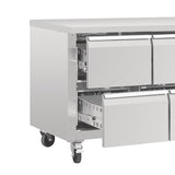 Polar U-Series Eight Drawer Gastronorm Counter Fridge - DA549  Polar   