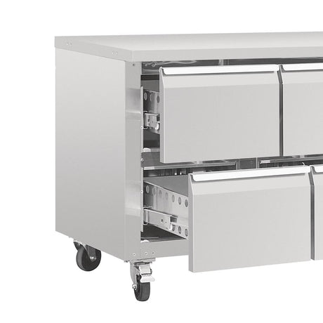 Polar U-Series Eight Drawer Gastronorm Counter Fridge - DA549  Polar   