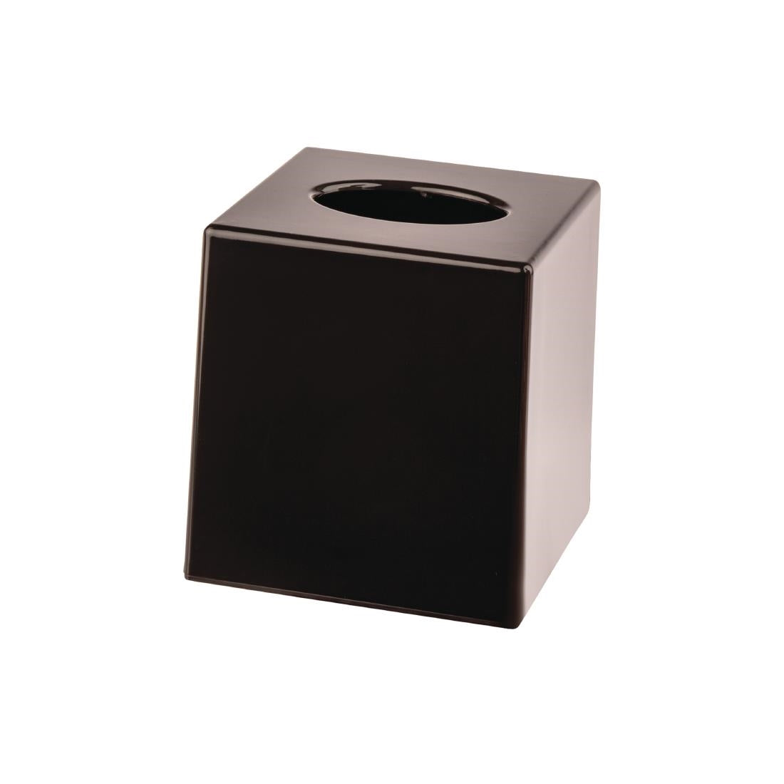 Hotel Complimentary Black Cube Tissue Holder - DA603  Bolero   