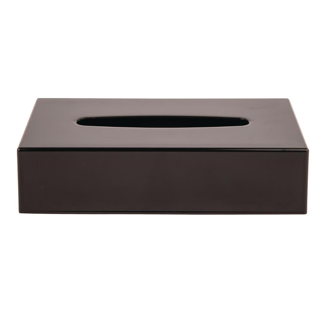 Hotel Complimentary Black Rectangular Tissue Holder - DA605  Bolero   