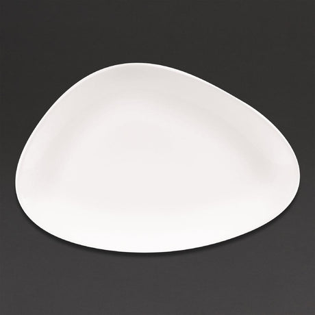 Churchill Lotus Triangular Plates White 300mm (Pack of 6) - DA627 Plates Churchill