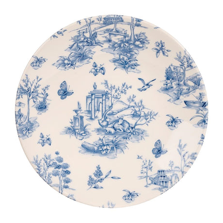 Churchill Vintage Prints Deep Coupe Plates Prague Toile 225mm (Pack of 12) - DA728 Plates Churchill