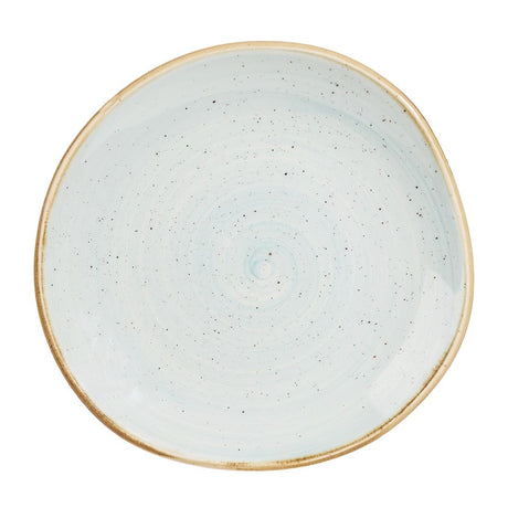 Churchill Stonecast Trace Plates Duck Egg Blue 186mm (Pack of 12) - DA733 Plates Churchill