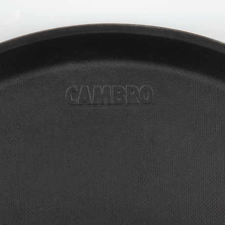Cambro Treadlite Fibreglass Round Non-Slip Tray Black 355mm - DB003  Cambro   