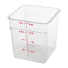 Cambro Square Polycarbonate Food Storage Container 7.6 Ltr (Pack of 6) - DB011  Cambro   