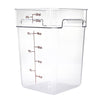 Cambro Square Polycarbonate Food Storage Container 20.8 Ltr (Pack of 6) - DB012  Cambro   