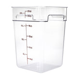 Cambro Square Polycarbonate Food Storage Container 20.8 Ltr (Pack of 6) - DB012  Cambro   