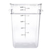 Cambro Square Polycarbonate Food Storage Container 20.8 Ltr (Pack of 6) - DB012  Cambro   
