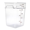Cambro Square Polycarbonate Food Storage Container 20.8 Ltr (Pack of 6) - DB012  Cambro   