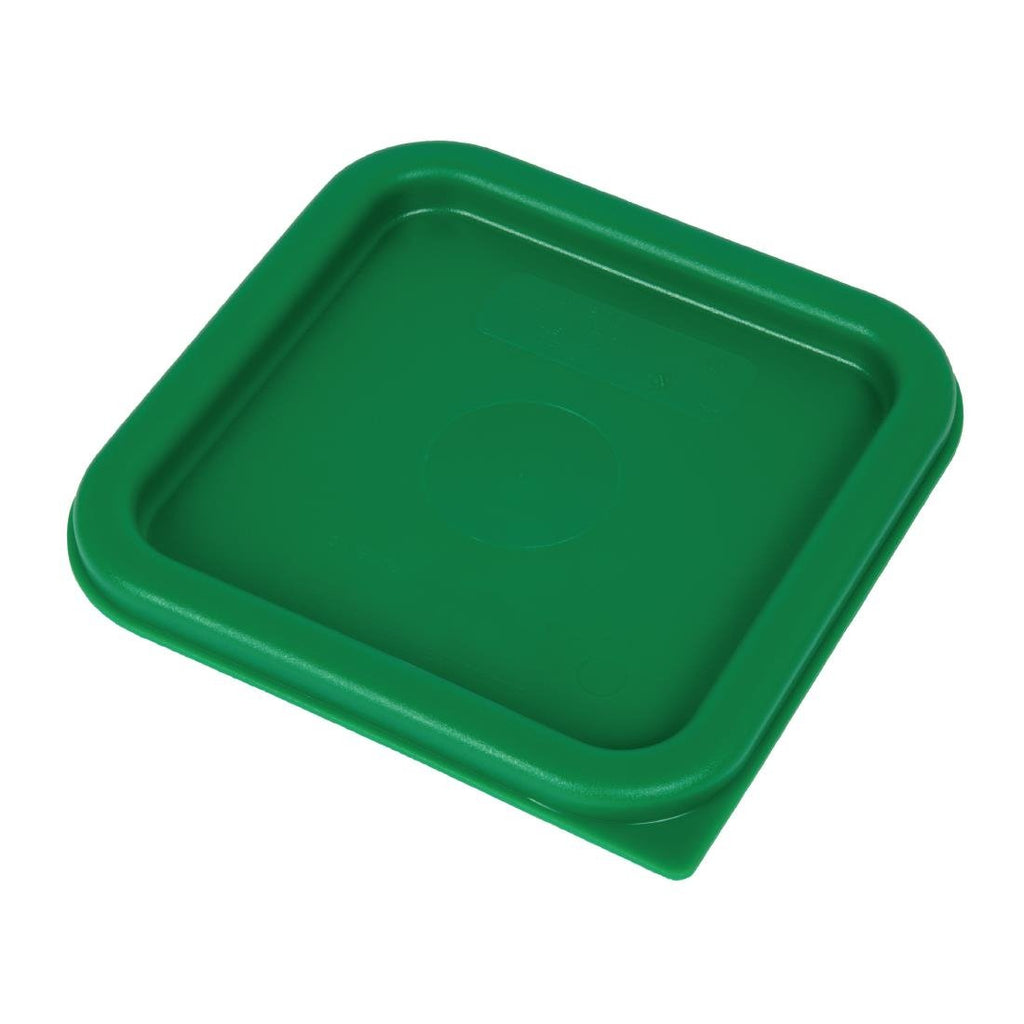 Cambro Camsquare Food Storage Container Lid Green - DB014  Cambro   