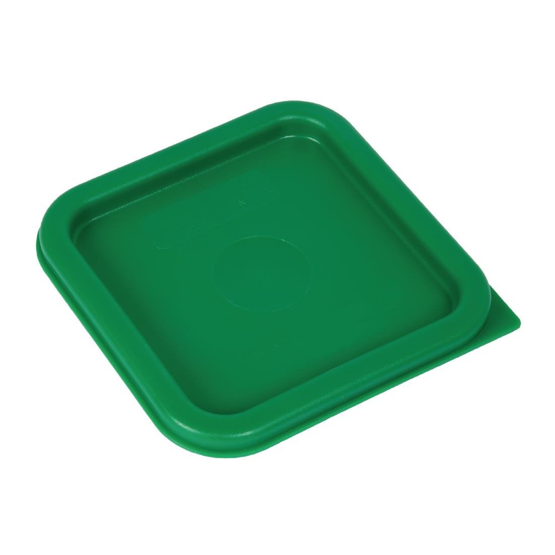 Cambro Camsquare Food Storage Container Lid Green - DB014  Cambro   