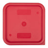 Cambro Camsquare Food Storage Container Lid Red - DB015  Cambro   