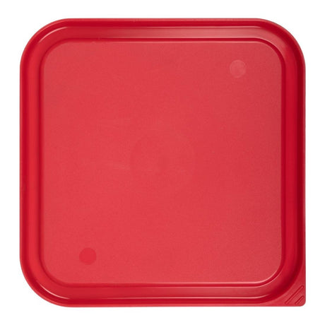 Cambro Camsquare Food Storage Container Lid Red - DB015  Cambro   