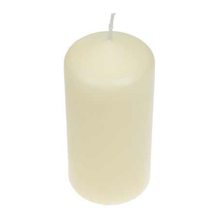 Bolsius Tall Pillar Candles Ivory 120mm (Pack of 12) - DB087  Bolsius   