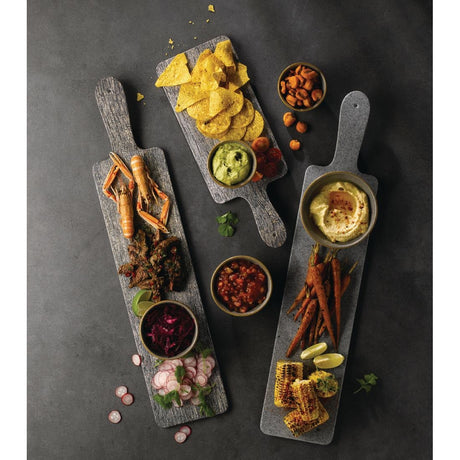 Churchill Alchemy Melamine Large Handled Paddles Granite 610 x 130mm - DB120 Churchill Alchemy Fine China Churchill   