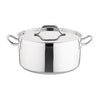 Nisbets Essentials Stainless Steel Stew Pot With Lid 32cm - DB255 Casserole & Stew Pans Nisbets Essentials