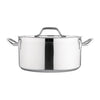Nisbets Essentials Stainless Steel Stew Pot With Lid 32cm - DB255 Casserole & Stew Pans Nisbets Essentials