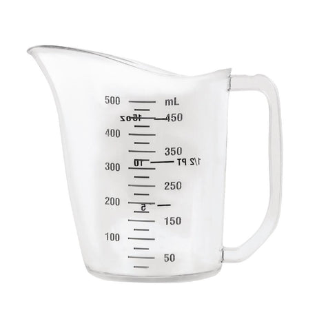 Vogue Polycarbonate Measuring Jug 500ml - DB450  Vogue   