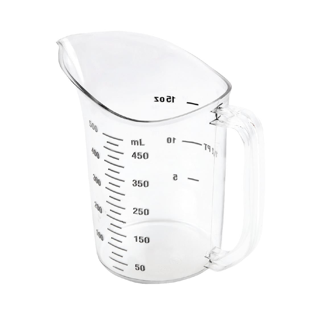 Vogue Polycarbonate Measuring Jug 500ml - DB450  Vogue   