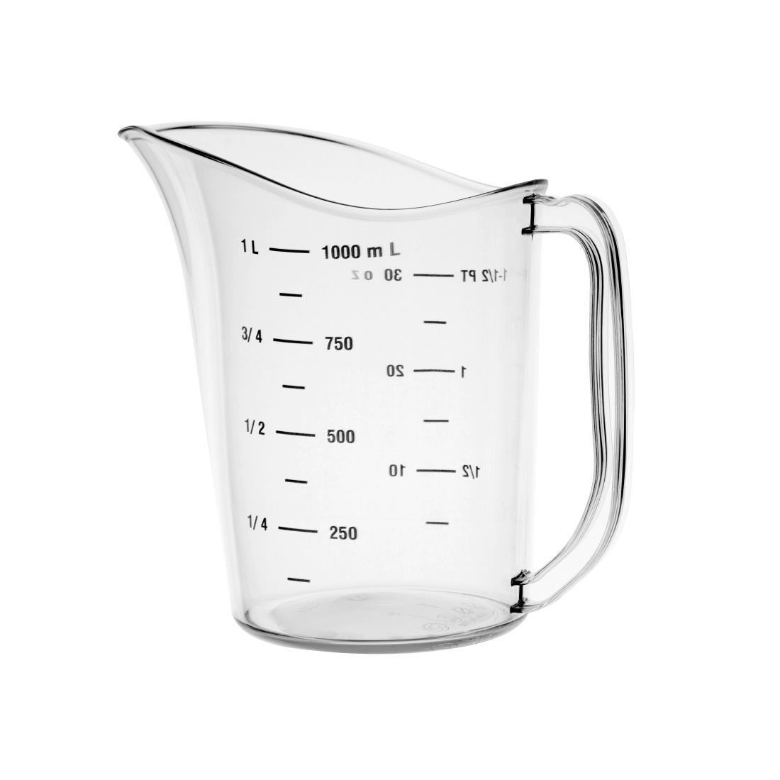 Vogue Polycarbonate Measuring Jug 1Ltr - DB451  Vogue   
