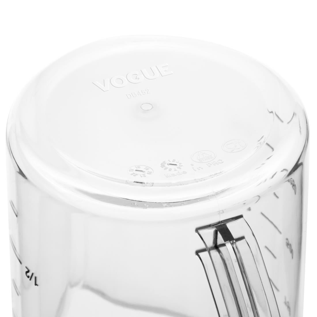 Vogue Polycarbonate Measuring Jug 2Ltr - DB452  Vogue   