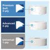 Tork Jumbo Toilet Roll Dispenser White - DB464  Tork   