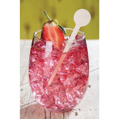 Fiesta Compostable Wooden Cocktail Stirrers 100mm (Pack of 100) - DB492  Fiesta   