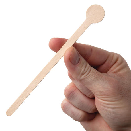 Fiesta Compostable Wooden Cocktail Stirrers 150mm (Pack of 100) - DB493  Fiesta   