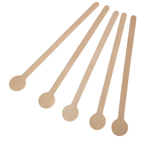 Fiesta Compostable Wooden Cocktail Stirrers 150mm (Pack of 100) - DB493  Fiesta   