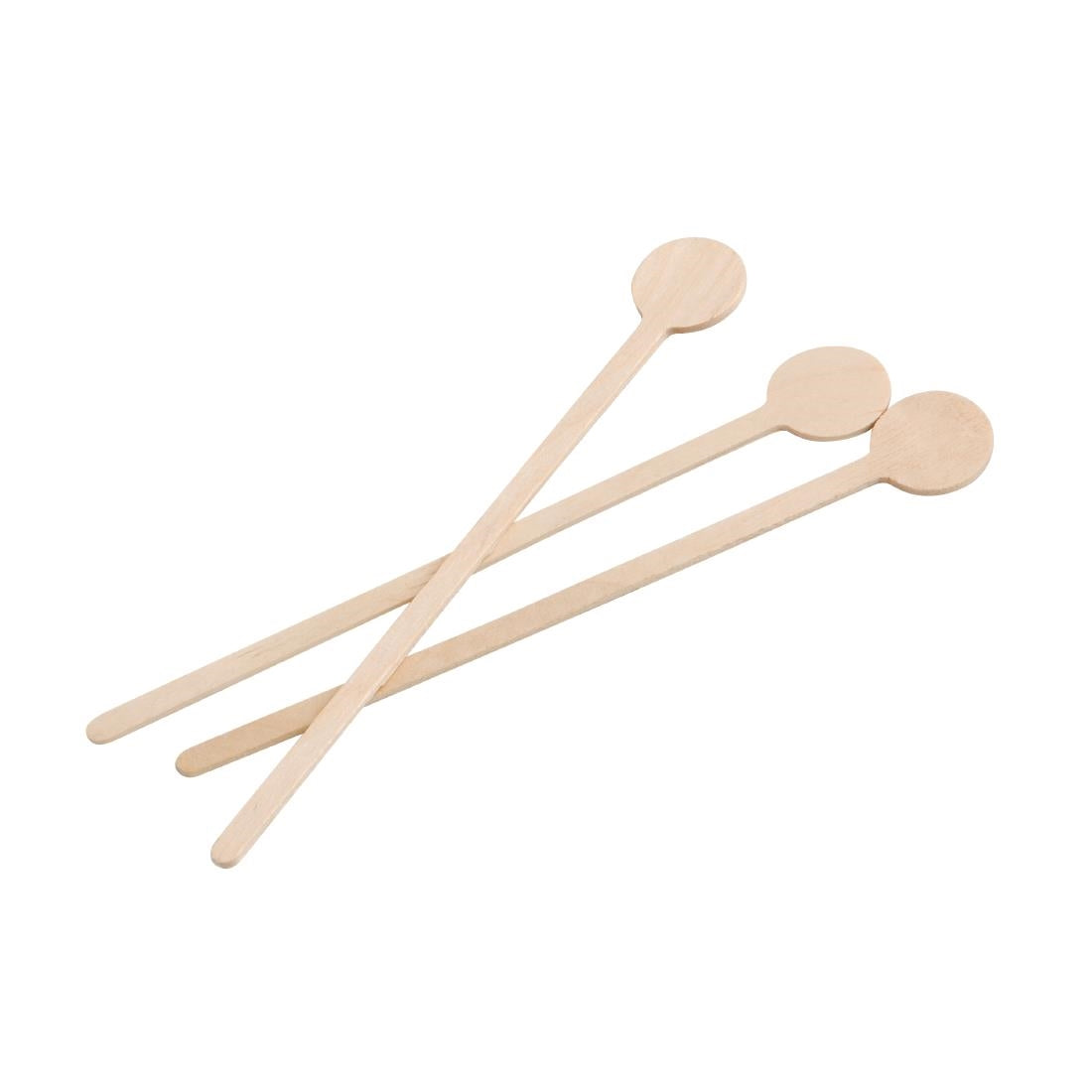 Fiesta Compostable Wooden Cocktail Stirrers 150mm (Pack of 100) - DB493  Fiesta   