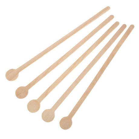 Fiesta Compostable Wooden Cocktail Stirrers 200mm (Pack of 100) - DB494  Fiesta   
